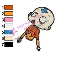 Aang Avatar The Last Airbender Embroidery Design 08